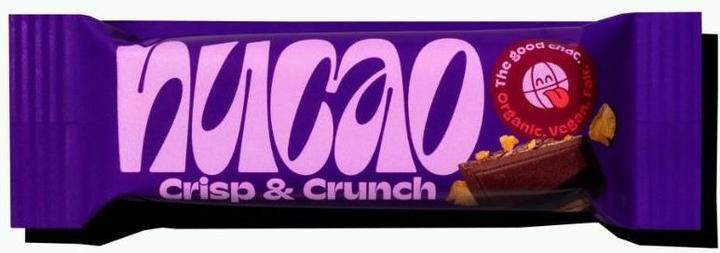 Actual product image Nucao Chocolate bar vegan Crisp & Crunch (33g) (34 g)