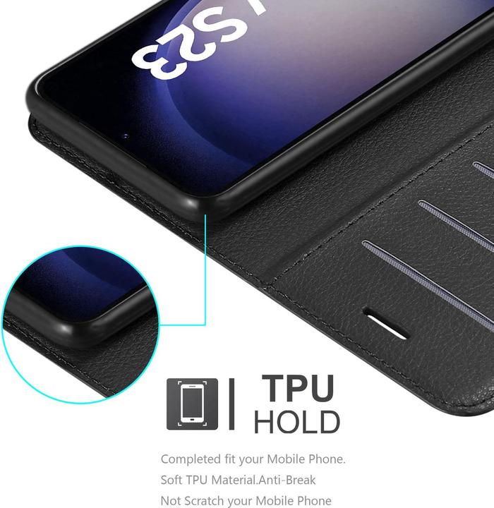 Produktbild Cadorabo Hülle für Samsung Galaxy S23 mit Standfunktion und Magnet (Samsung Galaxy S23)