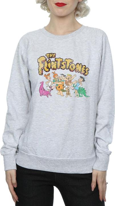 Immagine prodotto The Flintstones Group Distressed Felpa Donna (M)