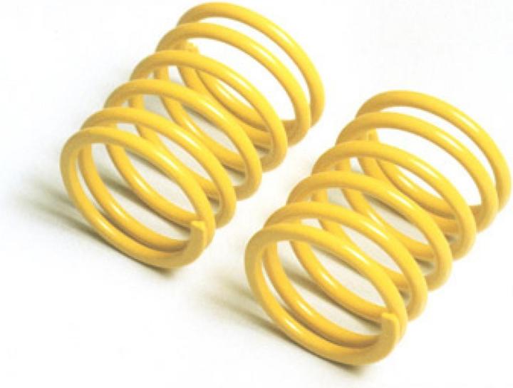 Image du produit Tamiya 1:10 Ressort d'amortisseur tuning moyen jaune 2 pcs.
