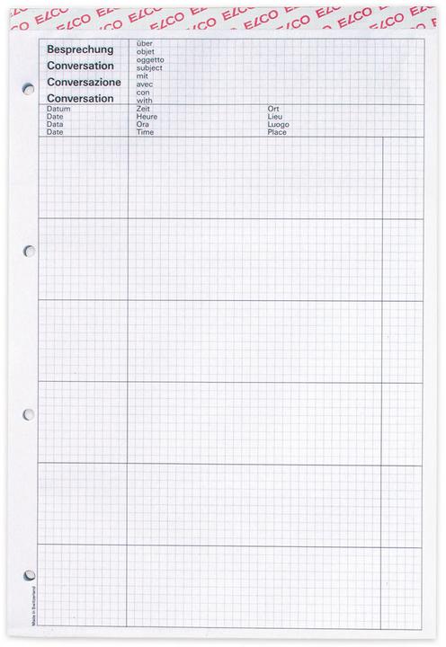 Produktbild Elco Besprechungsblock Office (A4, Blanko)