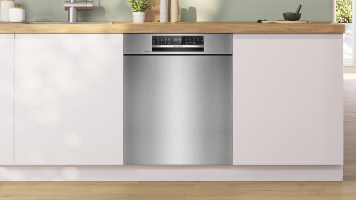 Actual product image Bosch Hausgeräte Series 6, Undercounter dishwasher, 60 cm, Brushed steel, SMU6ECS12E