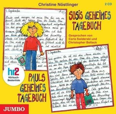 Actual product image Susi's secret diary / Paul's secret diary (Christopher Bellack, Carla Swiderski, Jens Kronbügel, Christine Nöstlinger, German)