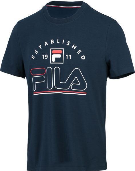 FILA T-Shirt Jay Peacoat Blue Man (XXL)