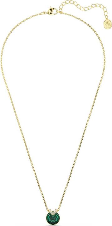 Produktbild Swarovski Bella V Halskette Rundschliff Grün Goldlegierungsschicht (Swarovski Metall)