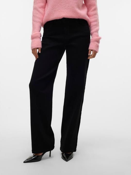 Actual product image Vero Moda VMELLY Mid Rise Weiter Beinschnitt Jeans Weit geschnitten (L)