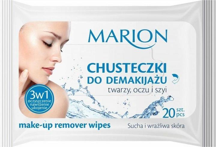 Immagine prodotto Marion Viso. Salviette struccanti per occhi e collo per segnare la pelle secca e sensibile 20 pz. (Panni pulizia)
