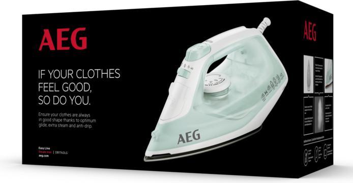 Actual product image AEG Steam Iron EasyLine DB1740 (2400 W, 80 g/min)