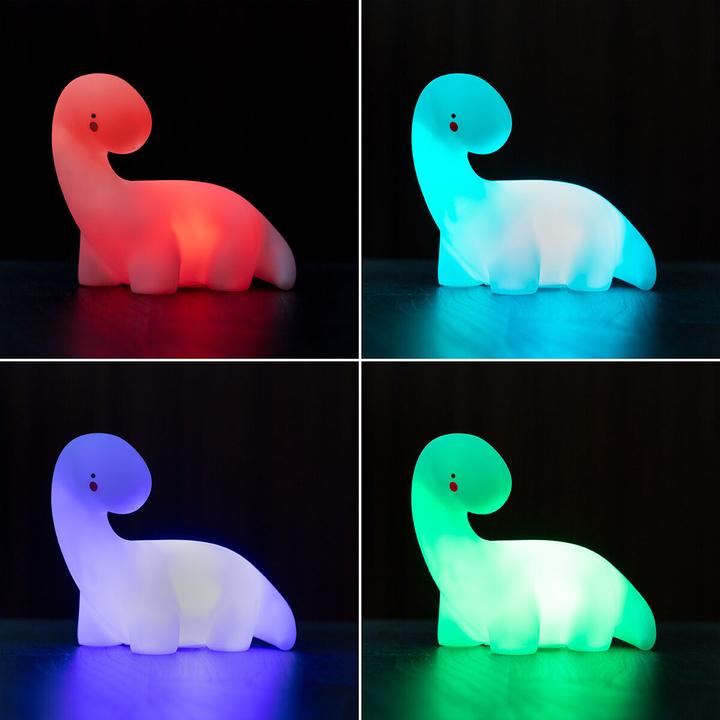Actual product image InnovaGoods LED dinosaur lamp, multi-coloured Lightosaurus