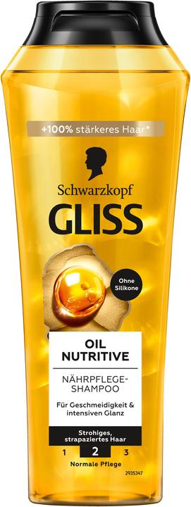 Image du produit Gliss Shampooing Huile Nutritive 250 ml (250 ml, Shampoing liquide)