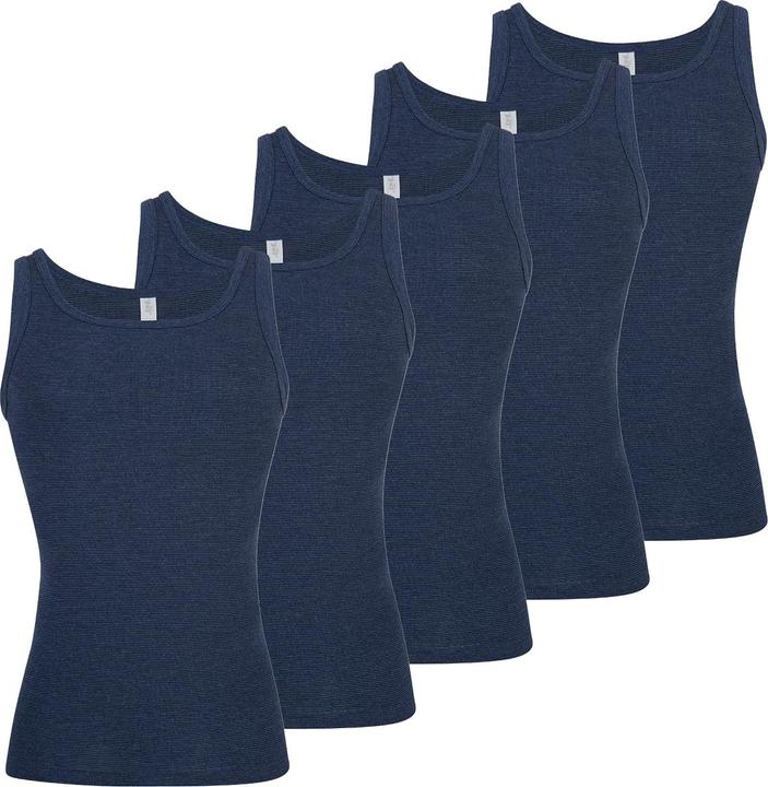 Image du produit ESGE Lot de 5 - maillot de corps en jean à fines côtes (XXL)