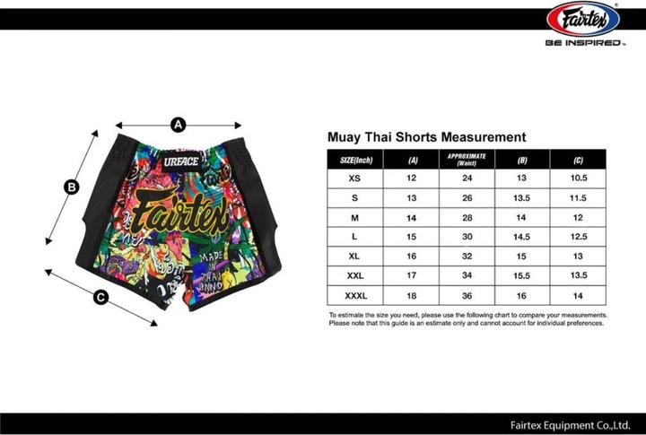 Produktbild Fairtex Muay Thai Shorts Urface X (M)