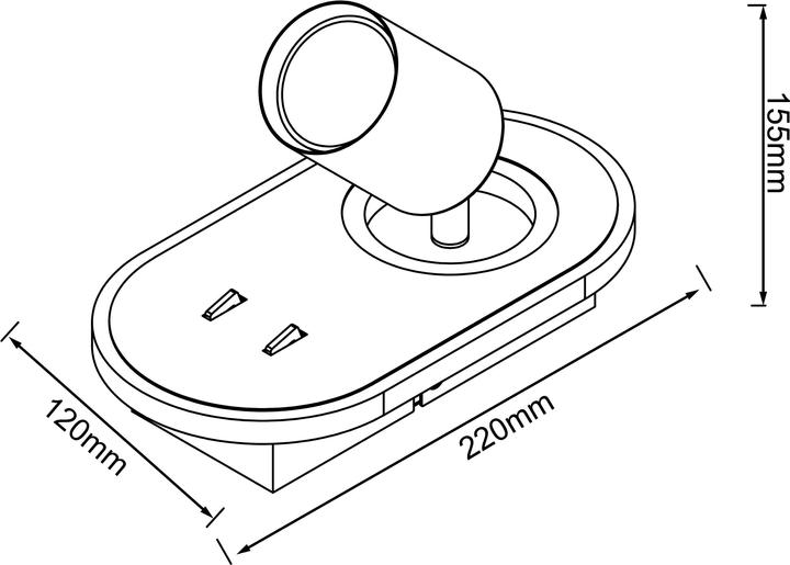 Produktbild Brilliant Kimon (600 lm, GU10)