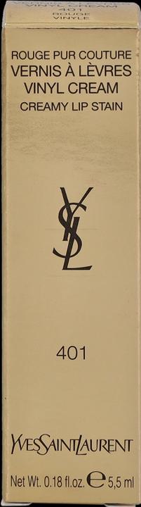 Produktbild Yves Saint Laurent Vernis à Lèvres Vinyl Cream (401 Rouge Vinyle)