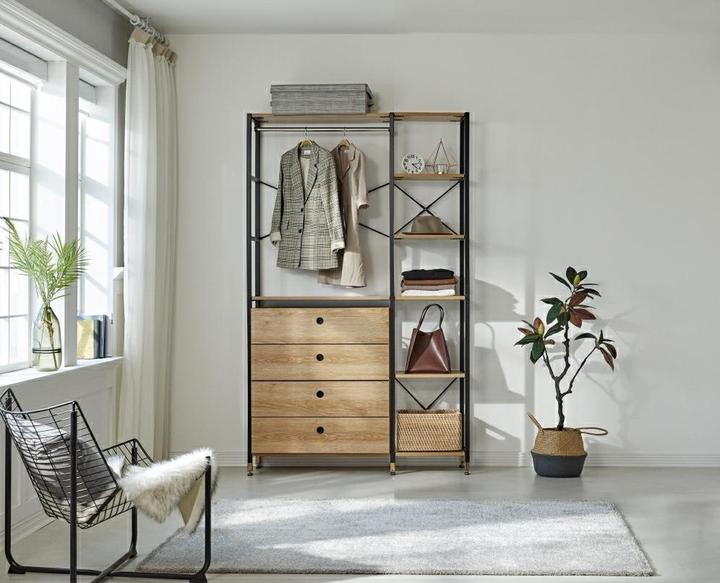 Image du produit Möbilia Étagère (127.5 x 30 x 210 cm)