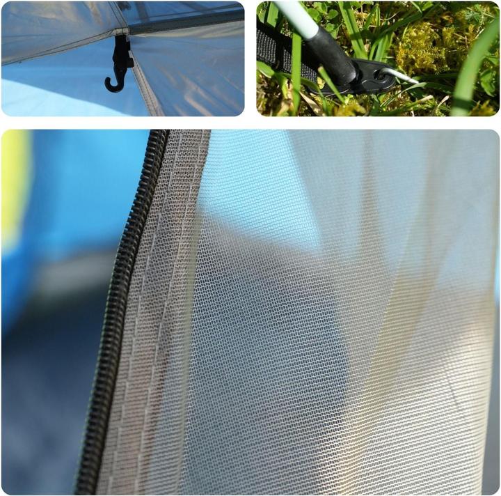Produktbild Hermex Quick-Up-Zelt für 3-4 Personen Campingzelt Automatikzelt Festivalzelt (3.40 kg, 4 Personen)
