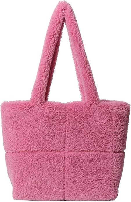 Only-Bags.Store Schicke Kunstpelz-Umhängetasche - vielseitig und leicht, perfekt für Arbeit oder Freizeit