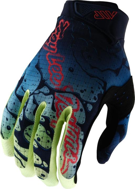 Troy Lee Designs Air Handschuh, Drip, glo yellow/dark navy, youth XS (XS)