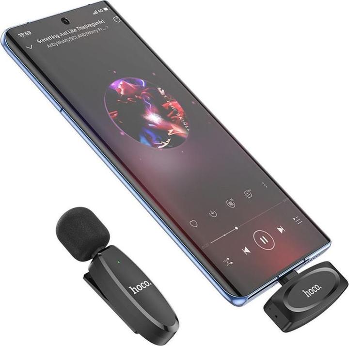 Actual product image Hoco Microphone L15 Type-C black