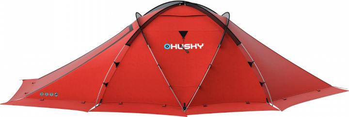 Produktbild Husky Fighter Extreme 3 4 Lichtgewicht Tent 3 - Rood - 3 Persoons (Tunnelzelt, 4.80 kg, 4 Personen)