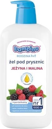 Actual product image Bambino Family Shower Gel with Blackberry and Raspberry Fragrance 1000ml (1000 ml)