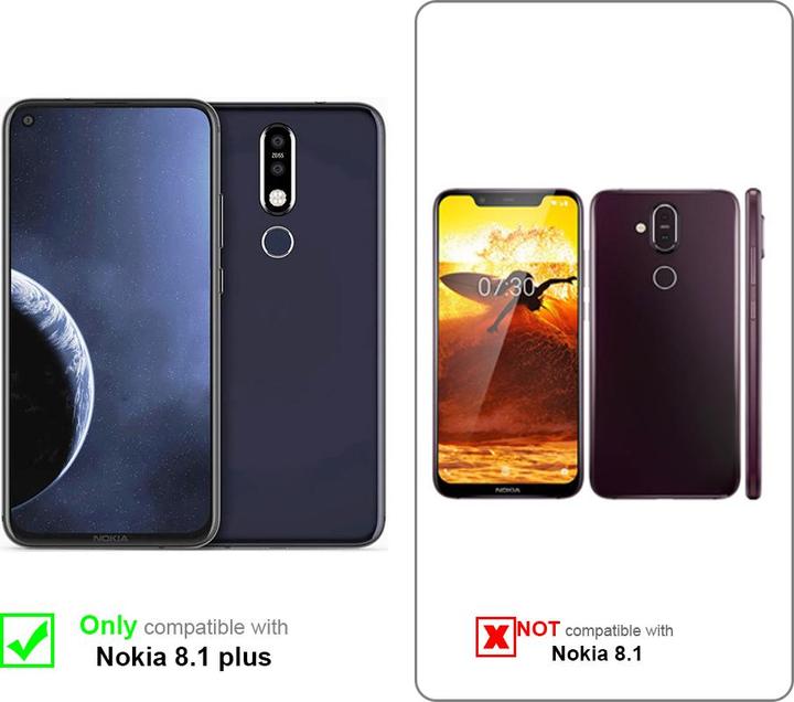 Actual product image Cadorabo Case for Nokia 8.1 PLUS with belt clip (Nokia 8.1 Plus)