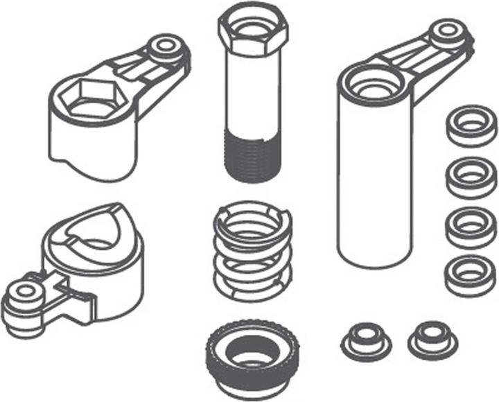 Image du produit Absima servo safer et poteau de direction