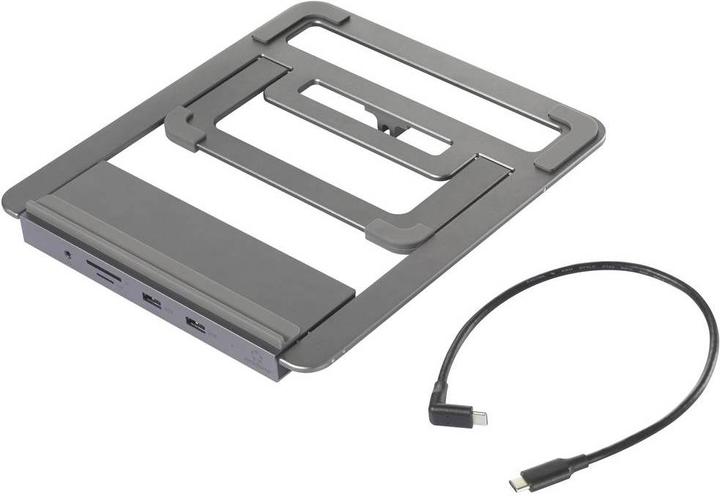 Produktbild Renkforce USB-C 12-in-1 Laptop-Dockingständer (USB-C, 12 Ports)
