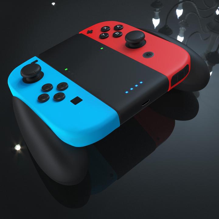 Produktbild CSL Controller Ladestation 1000 mA, Nintendo Switch Joy-Con Aufladehalterung Gamepad Ladegriff mit Akku (Switch)