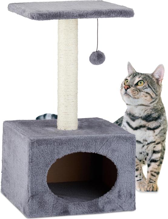 Immagine prodotto Relaxdays Albero tiragraffi per gatti (56 cm, Grigio)