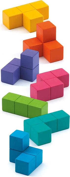 Actual product image Djeco Cubissimo (German, French, Italian, English)