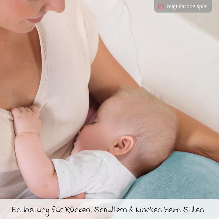 Produktbild Theraline Stillkissen Stillkissen Der Plüschmond - mit Mikroperlen-Füllung (140 cm)