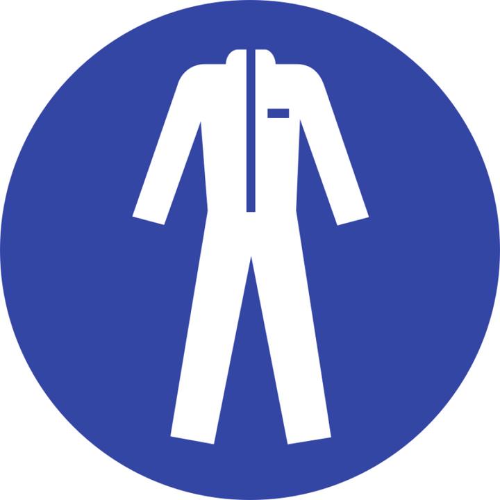 Produktbild Moedel Schild Schutzkleidung benutzen ISO 7010