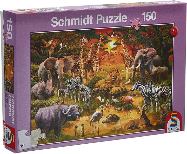Produktbild Schmidt Spiele Tiere in Afrika (150 Teile)