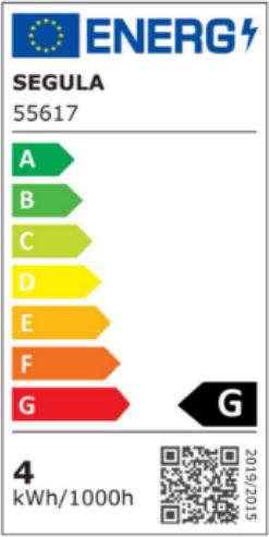 Label énergétique Segula LED G9 mâle 3,2W 2700K mat G9 dimmable (G9, 3.20 W, 270 lm, 1 x, G)