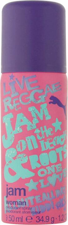 Puma Jam Woman Deodorant Spray 50ml (Spray, 50 ml)