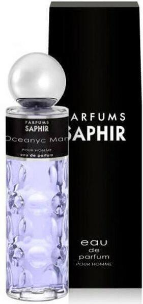 Actual product image Saphir Oceanyc Man Eau de Parfum Spray for Men 200ml (Eau de parfum, 200 ml)