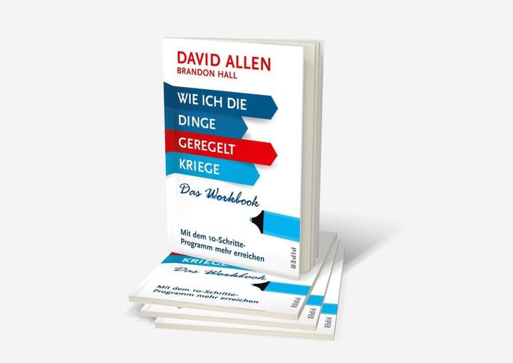 Energy Label Wie ich die Dinge geregelt kriege – Das Workbook (German, David Allen, 2021)