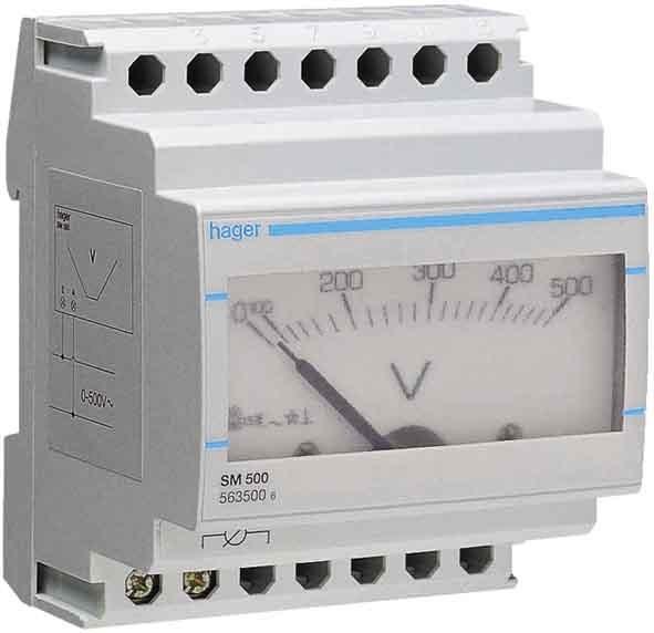Produktbild Hager HAG SM100 Analoges Amperemeter 0-100A AC Wandlermessung