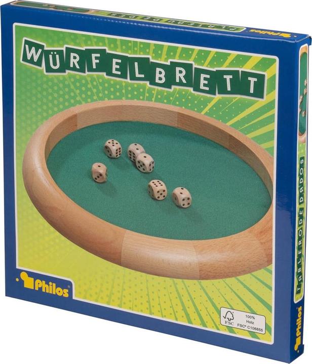 Actual product image Philos Dice board with dice