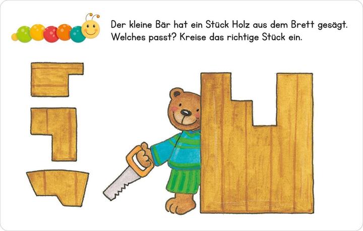 Actual product image Learning caterpillar - shapes and sizes (German)