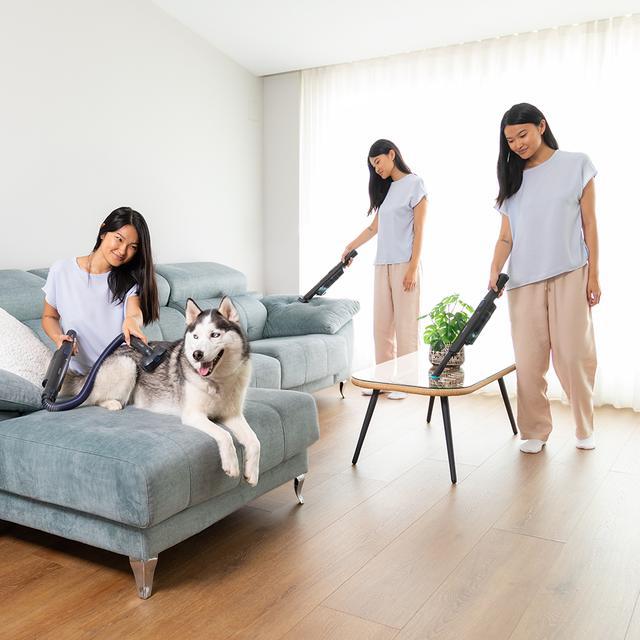 Actual product image Cecotec Conga Rockstar Micro+ Animal Cordless Vacuum Cleaner Grey Bagless