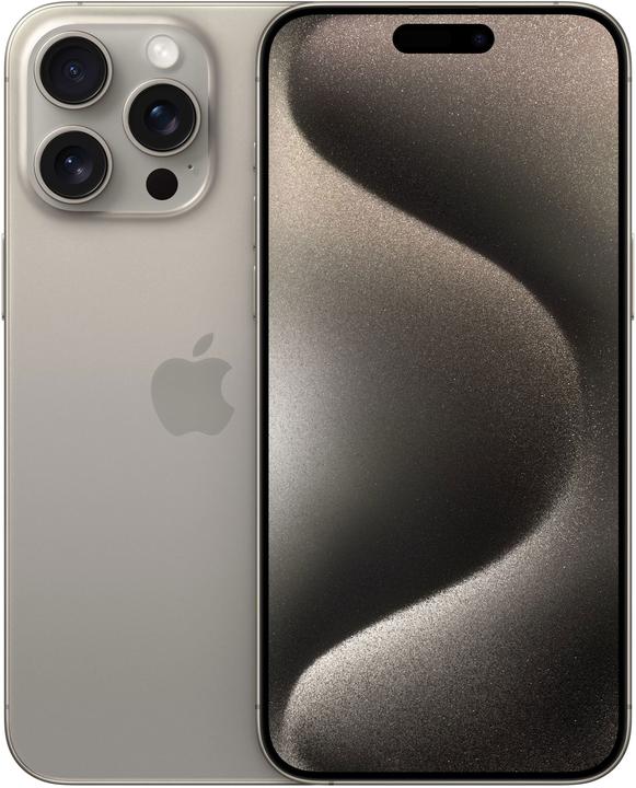 Apple iPhone 15 Pro Max (256 GB, Natuurlijk titanium, 6.70", SIM + eSIM, 48 Mpx, 5G)