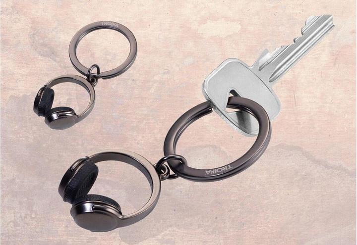 Actual product image Troika HEADPHONE Porte-clés casque audio, gris