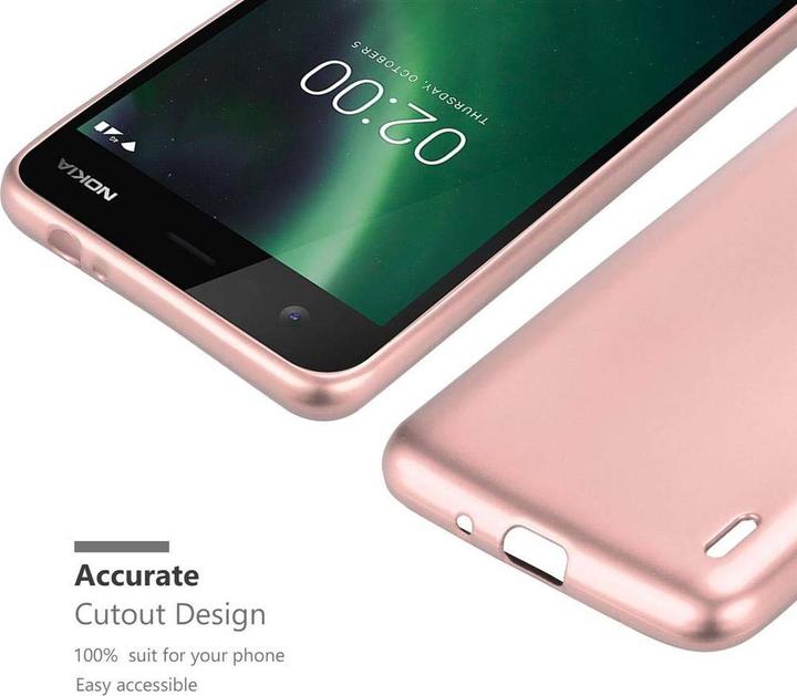 Image du produit Cadorabo Couverture métallique mate TPU (Nokia 2)
