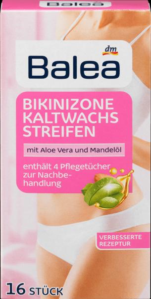 Produktbild dm Balea Kaltwachsstreifen Bikinizone