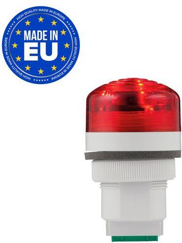 Actual product image RND Components LED signal lamp AC / DC 24V 110mA P40 IP65 Red