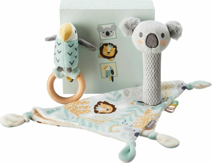 Image du produit Nuby Set bébé perroquet koala lion, 3 pièces
