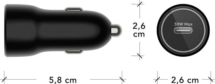 Productafbeelding dbramante1928 AUTO-OPLADER - USB-C 30W