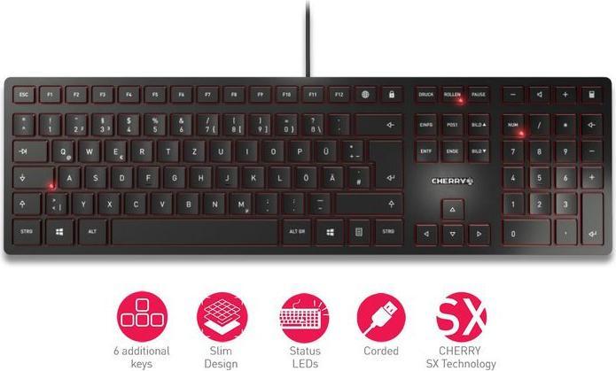 Image du produit CHERRY KC 6000 Slim (CH, Filaire)